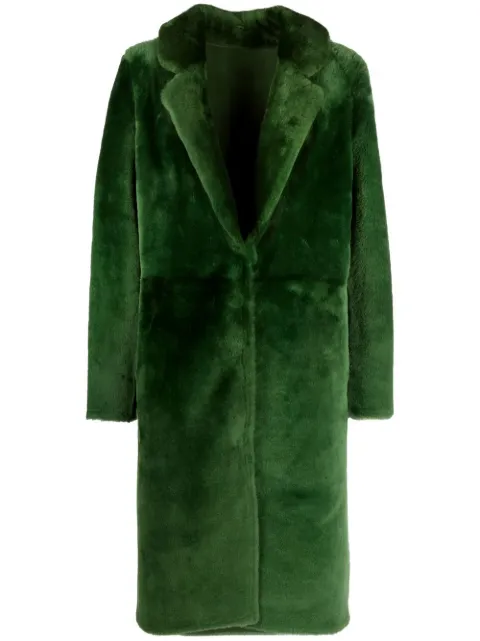 Yves Salomon abrigo overisize con botones