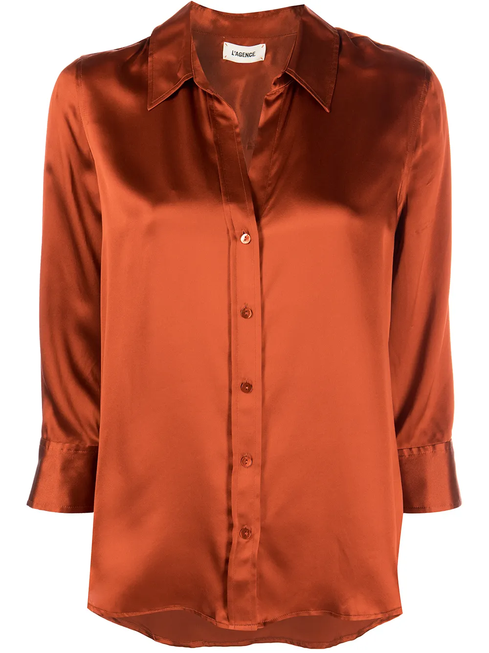 L AGENCE DANI THREE-QUARTER SLEEVE BLOUSE