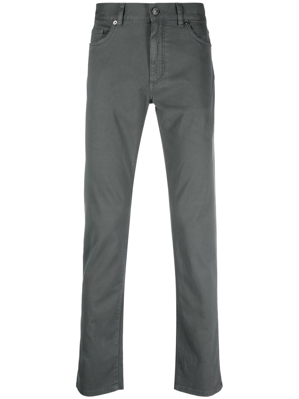 

Zegna jeans rectos con bolsillos - Gris