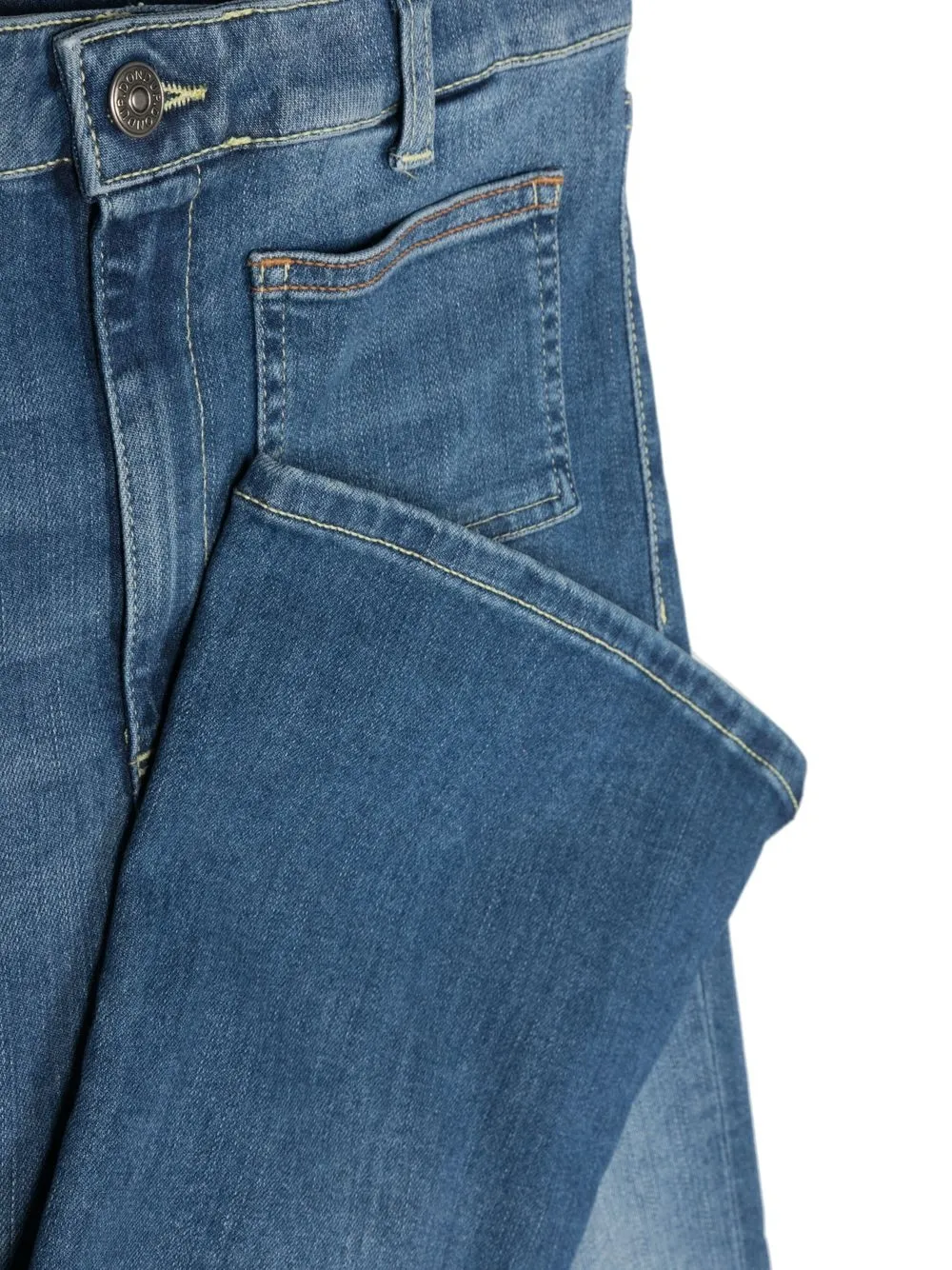  Dondup Kids Jeans Mit Heller Waschung   Blau 