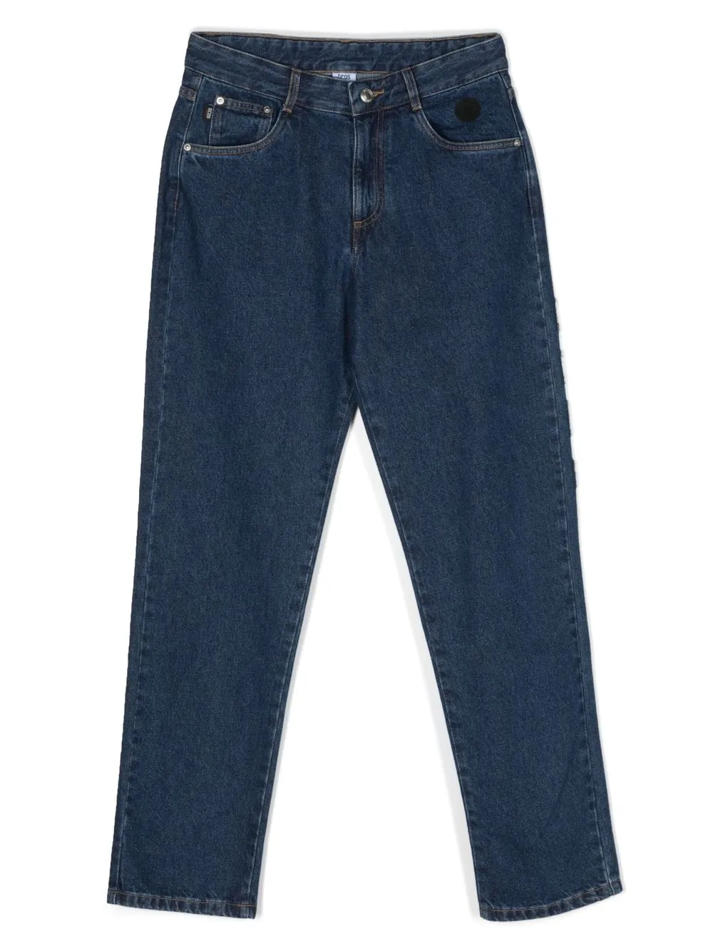 

Gcds Kids jeans rectos - Azul