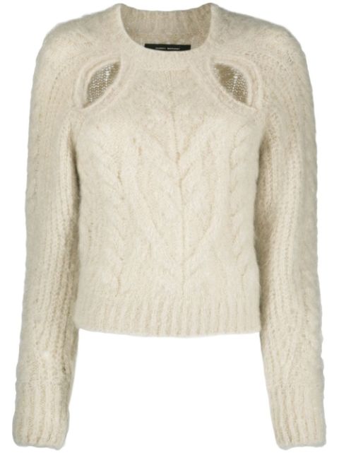 ISABEL MARANT Paloma cable-knit jumper Women