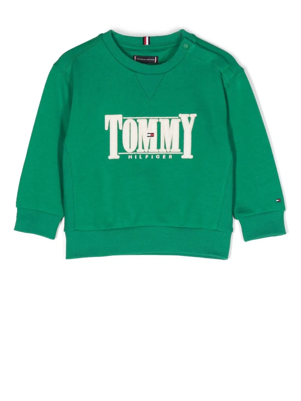 

Tommy Hilfiger Junior sudadera con logo bordado - Verde