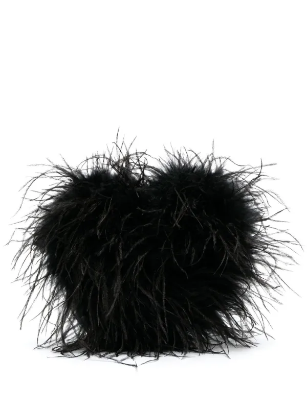 Alexander Wang ハート クラッチバッグ | ブラック | FARFETCH JP
