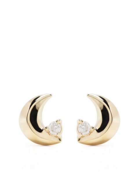 Adina Reyter 14kt yellow gold Super TIny diamond stud earring