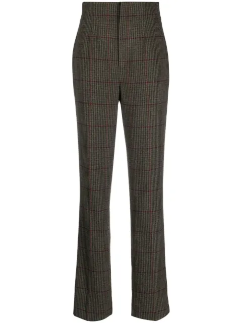 Ralph Lauren Collection Alisanne checked tapered-leg trousers 