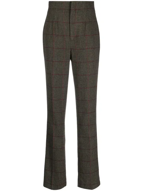 Pantalon fuselé Alisanne à carreaux - Ralph Lauren Collection - Modalova