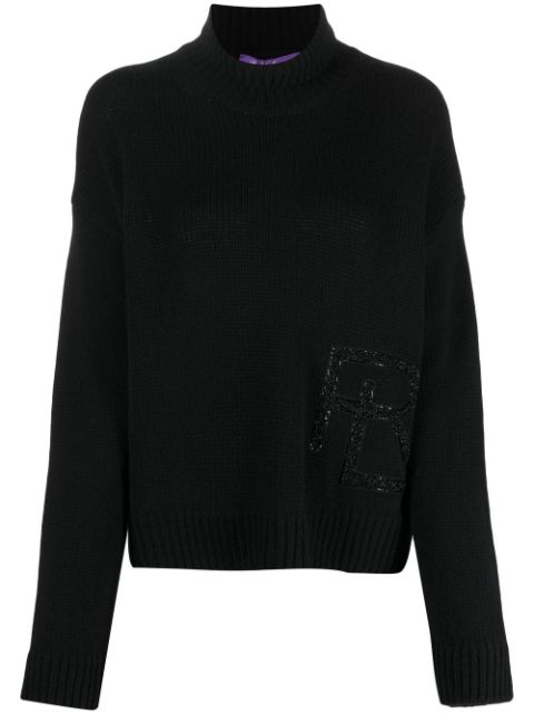 Ralph Lauren Collection logo-embellished turtleneck jumper Women