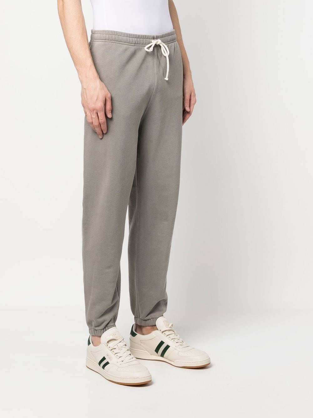 Shop Polo Ralph Lauren Cotton Track Pants In Grau