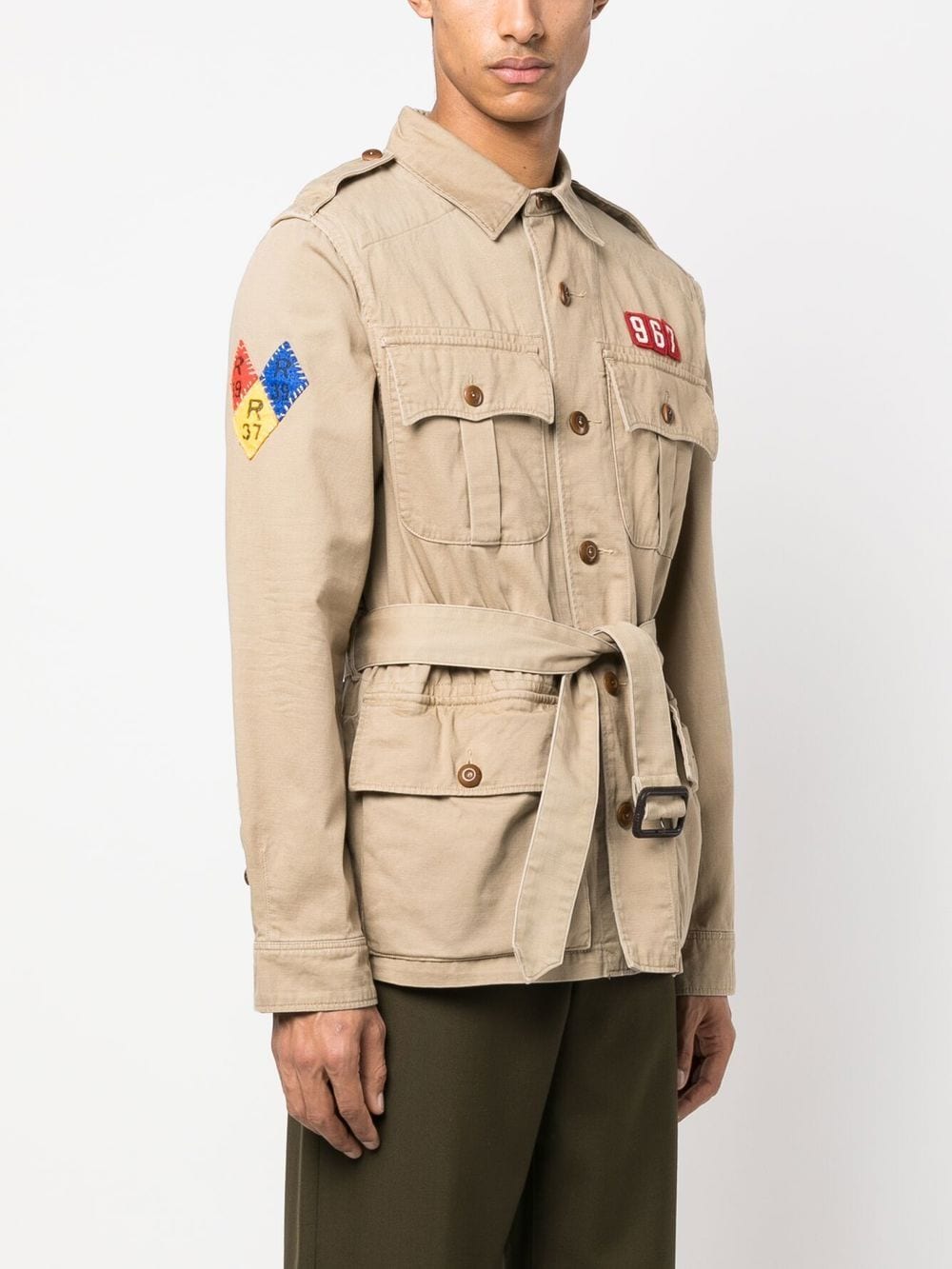 Polo Ralph Lauren Belted Cargo Safari Jacket - Farfetch