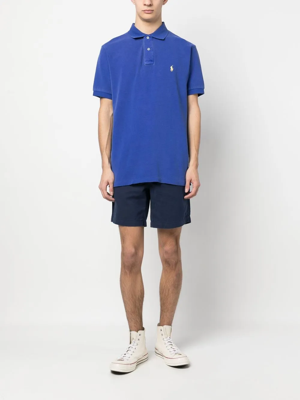 

Polo Ralph Lauren playera tipo polo manga corta con logo bordado - Azul