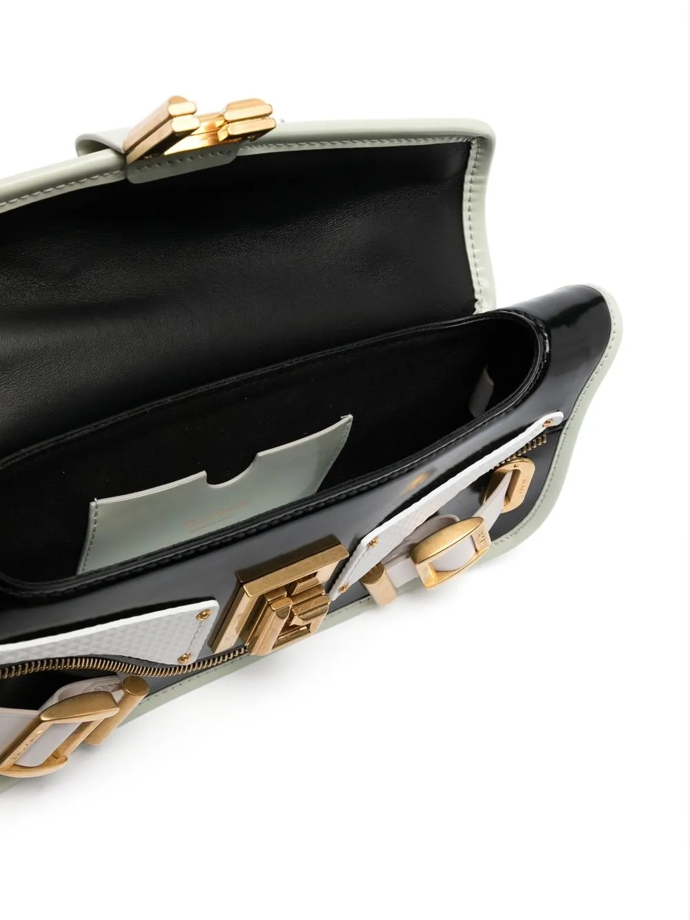 Balmain Medium 1945 Panelled Crossbody Bag Farfetch