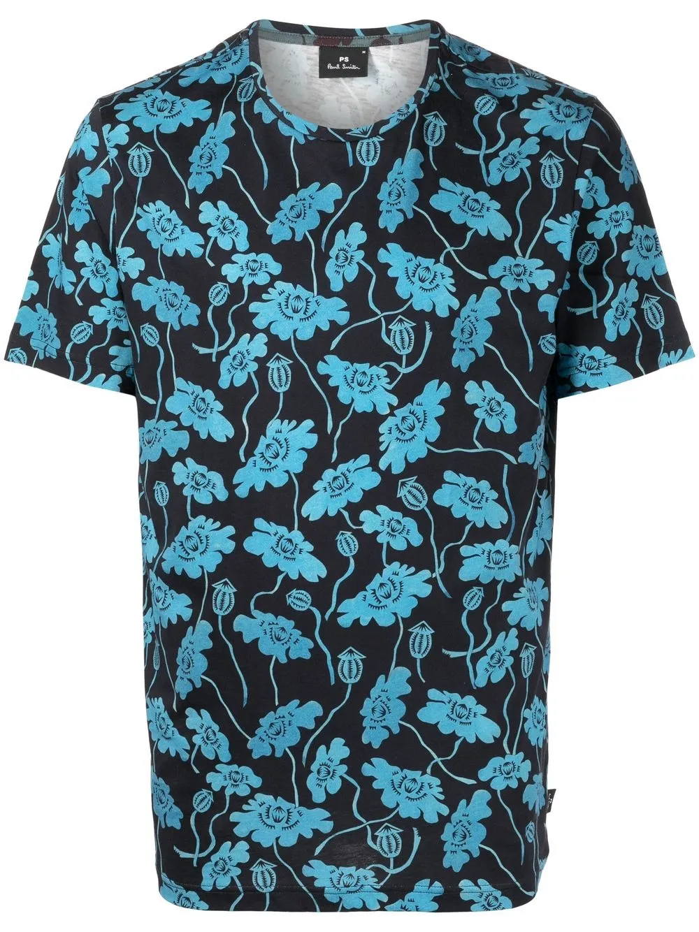 

PS Paul Smith playera con estampado floral - Azul