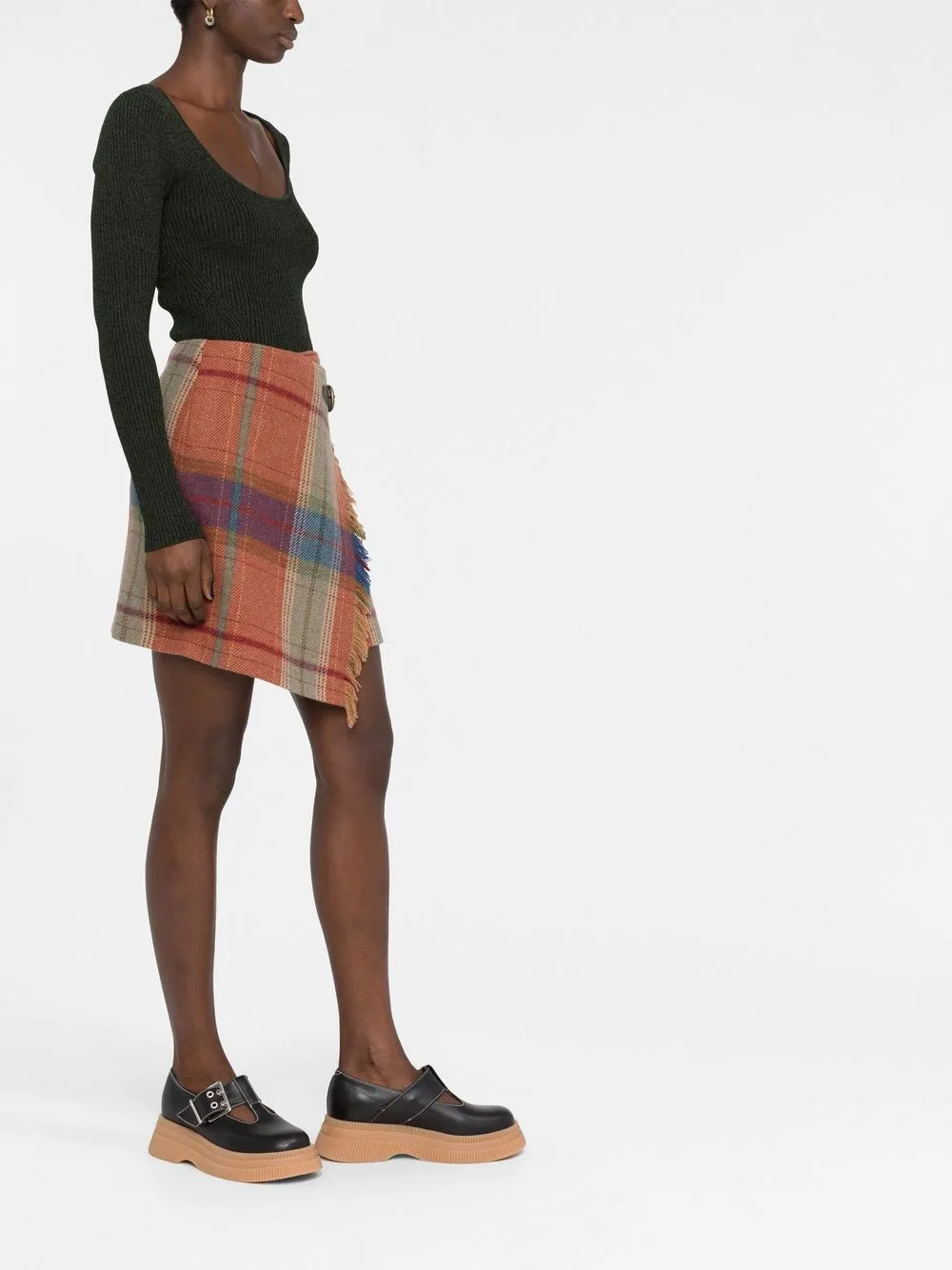 Polo Ralph Lauren Checked Wrap Skirt - Farfetch