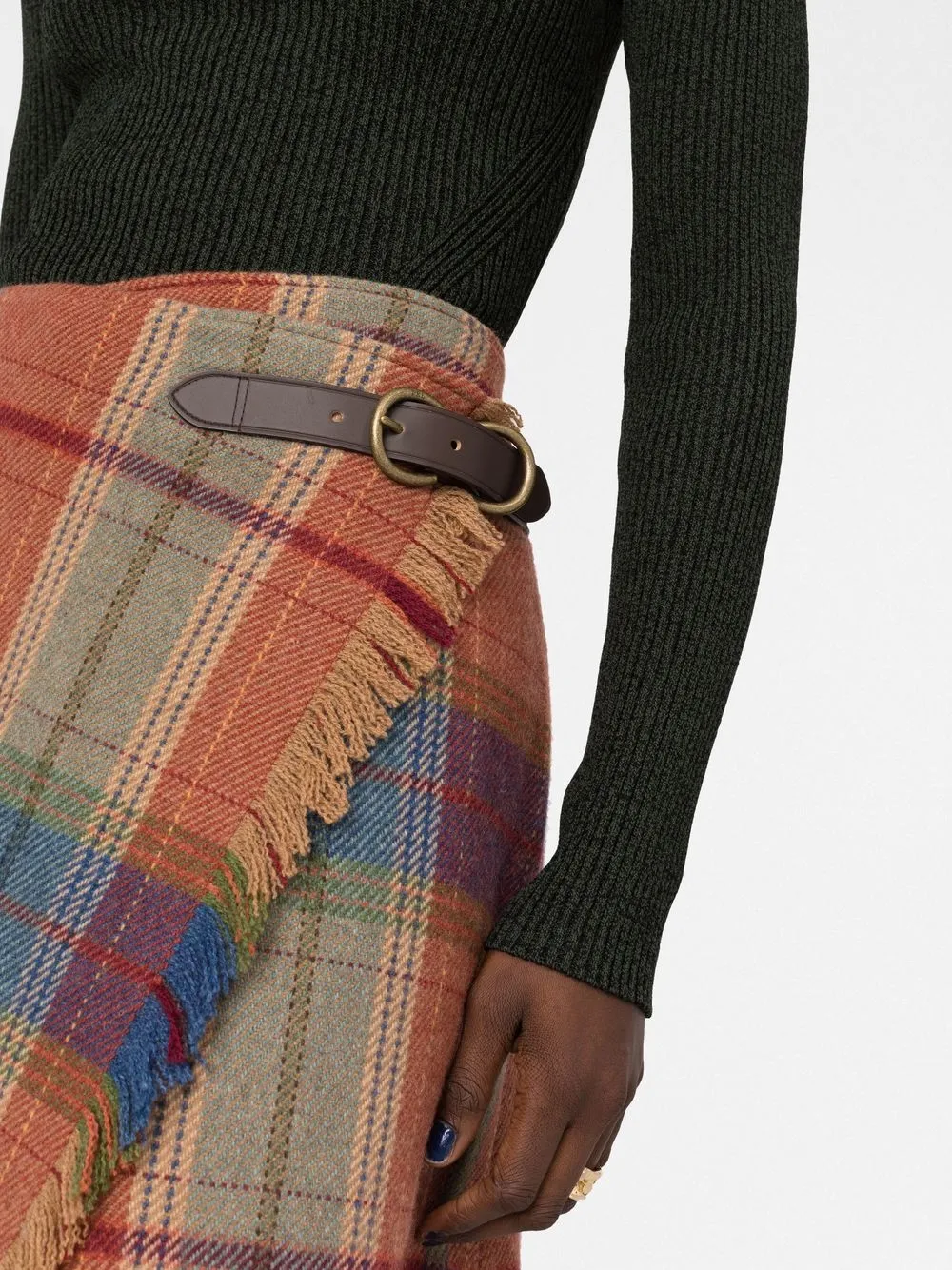 Polo Ralph Lauren Checked Wrap Skirt - Farfetch