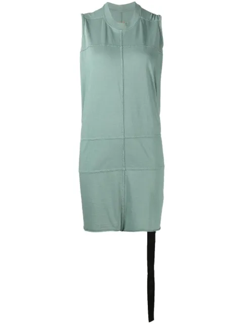 Rick Owens DRKSHDW panelled crew-neck tank top