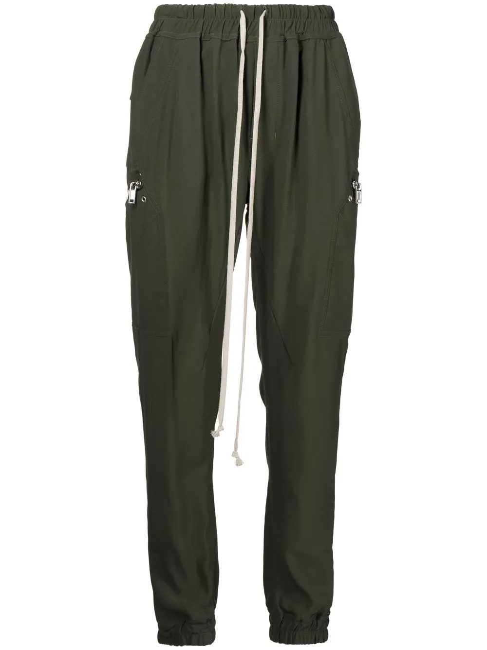 

Rick Owens pantalones con cordones en la pretina - Verde