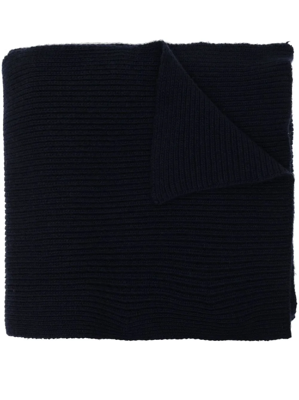 

Sara Lanzi purl-knit wool scarf - Blue