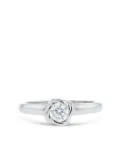 Fred pre-owned platinum Fleur Céleste solitaire diamond ring - Silver