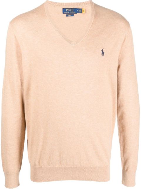 Polo Ralph Lauren logo-embroidered knitted sweater Men