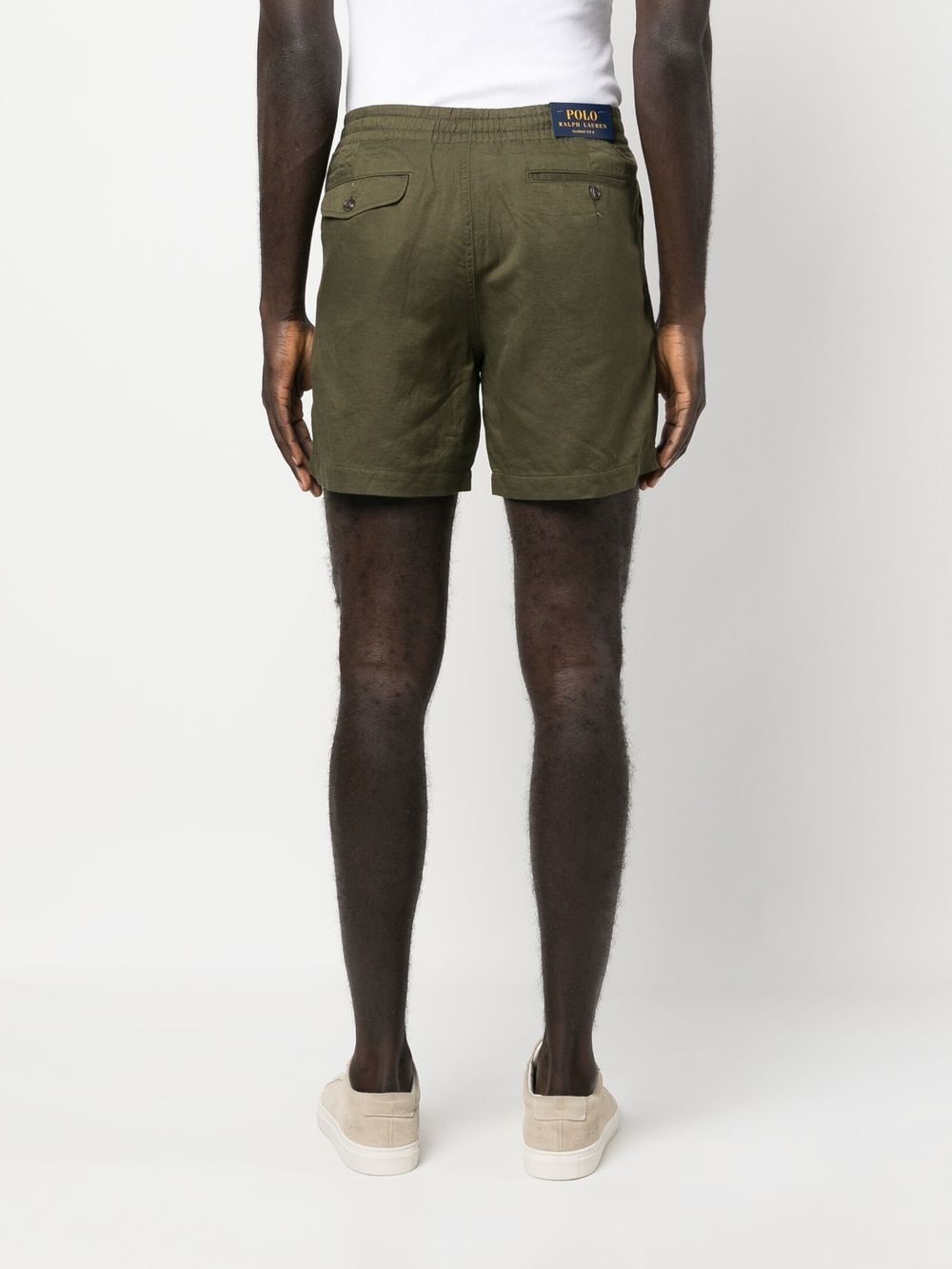 Shop Polo Ralph Lauren Straight-leg Shorts In Green