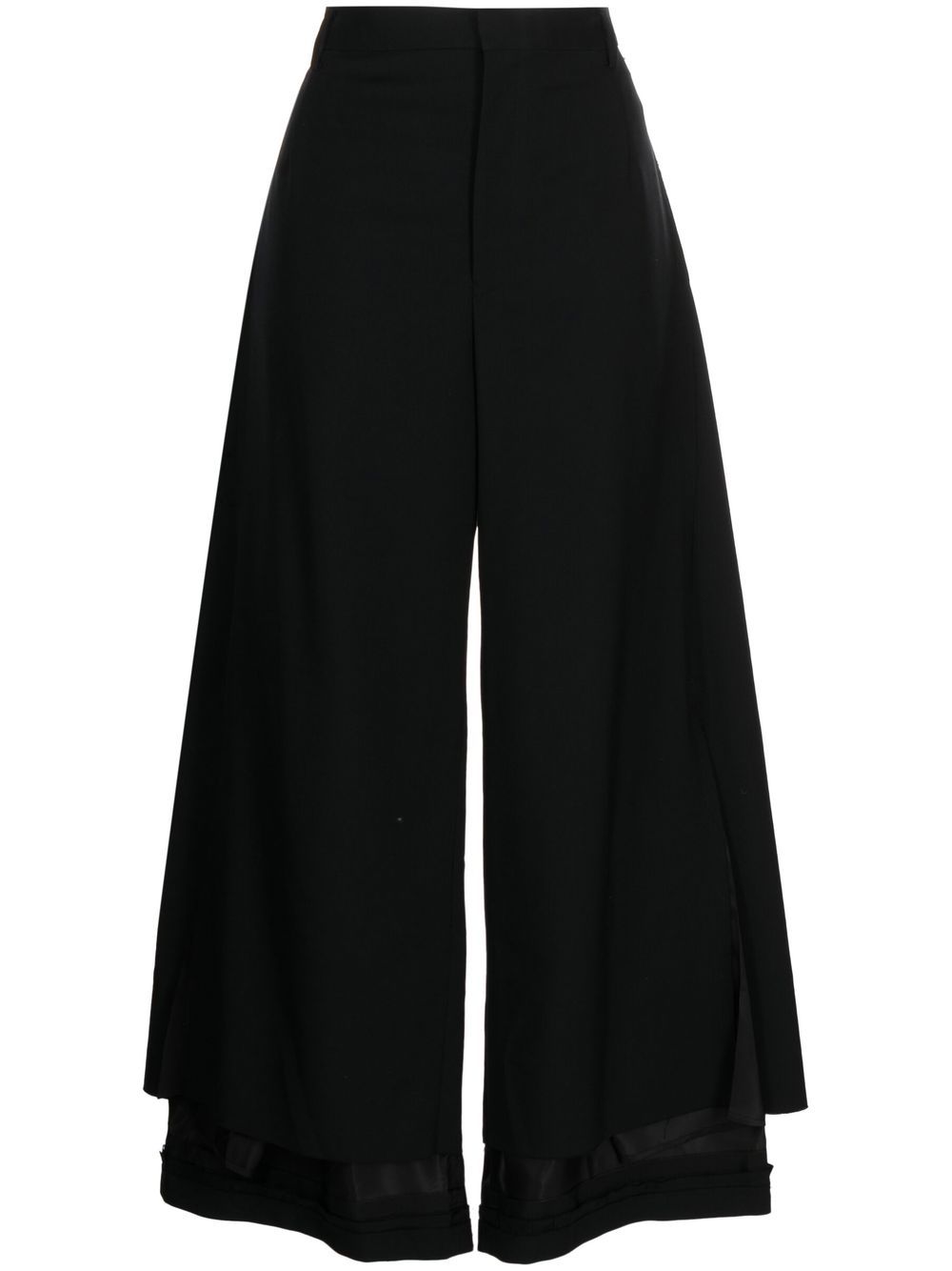 

Undercover wide-leg cropped trousers - Negro