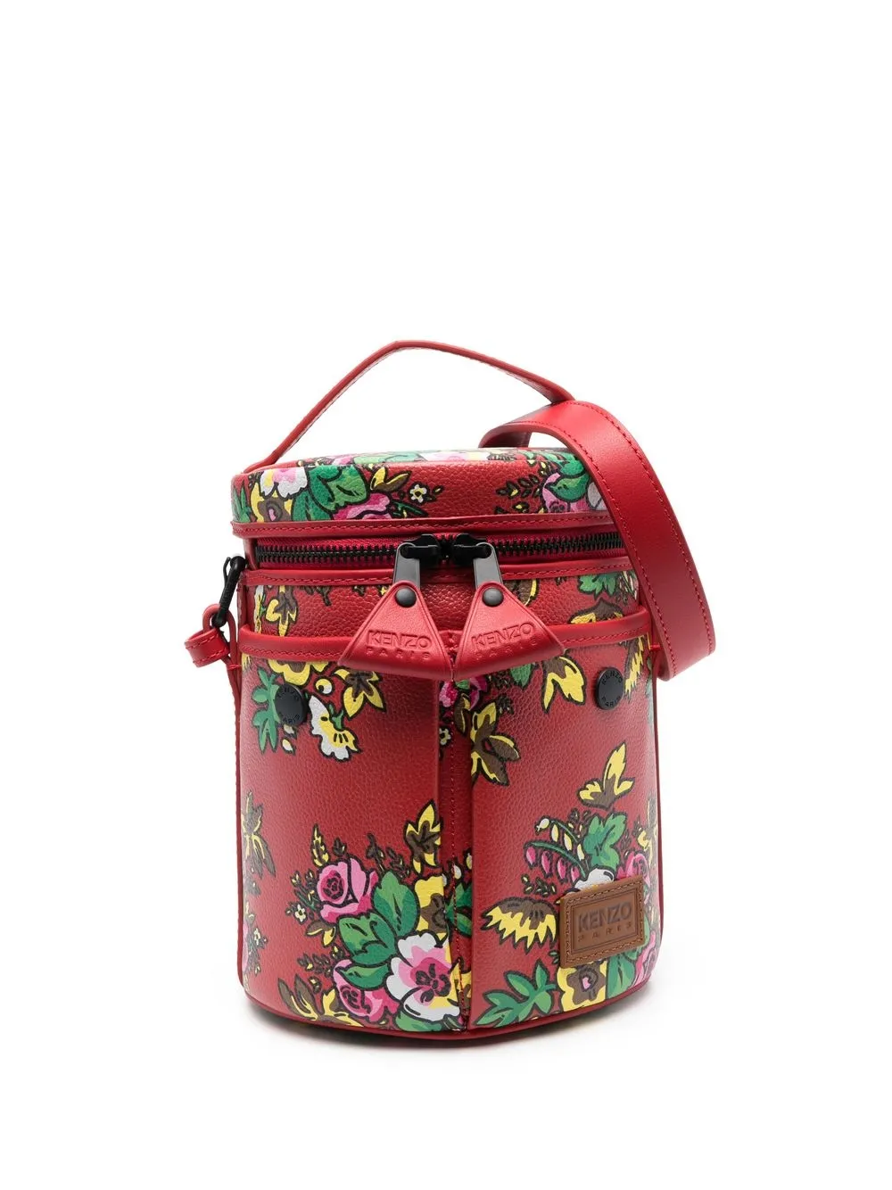 

Kenzo bolsa bucket con estampado floral - Rojo