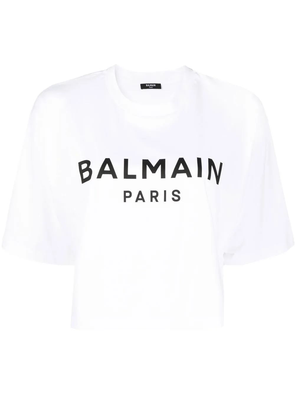 

Balmain logo crew-neck T-shirt - White