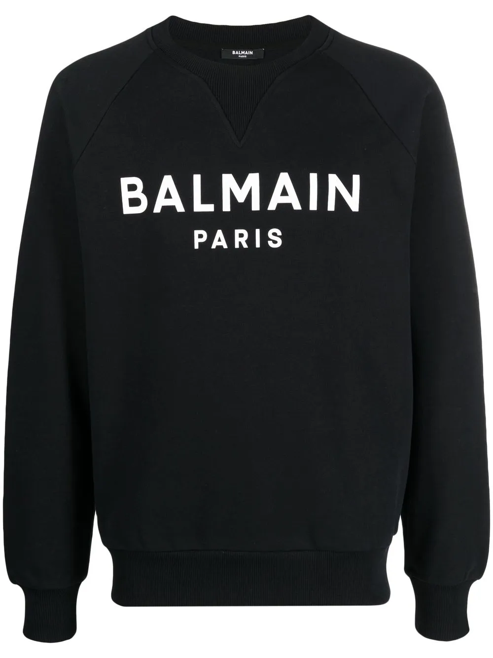 

Balmain sudadera con logo estampado - Negro
