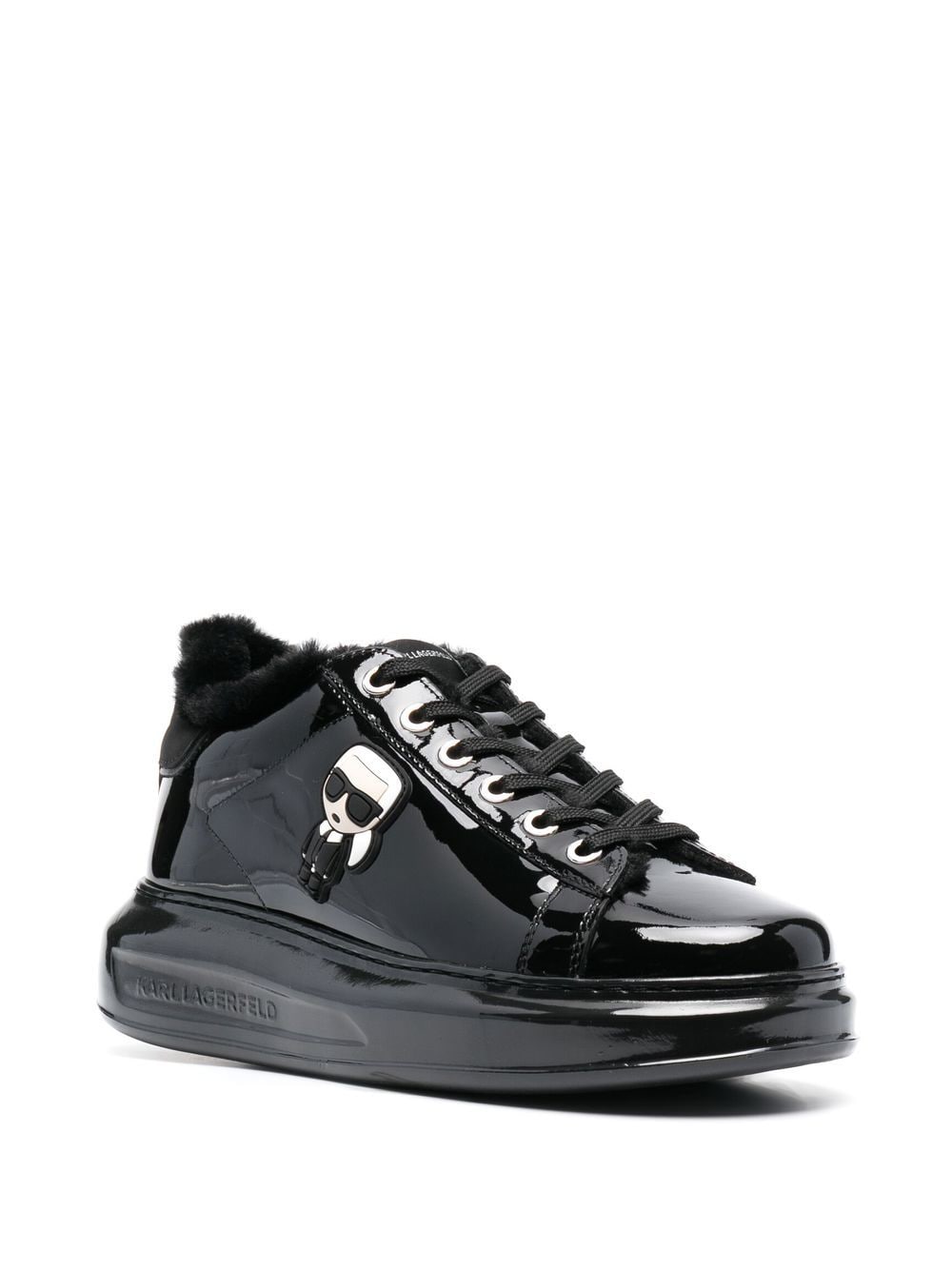 Karl Lagerfeld Kapri low-top sneakers - Zwart