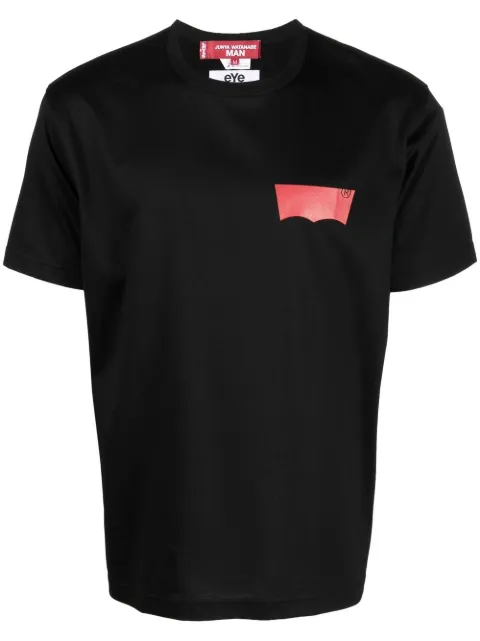 Junya Watanabe MAN playera con logo estampado