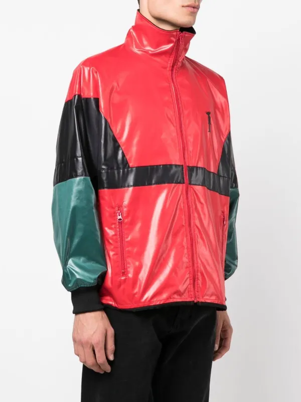 Junya Watanabe MAN カラーブロック ウインドブレーカー | レッド