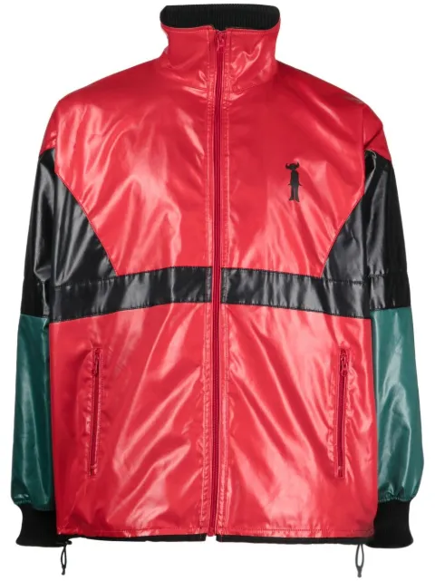 Junya Watanabe MAN chamarra rompevientos con diseño color block
