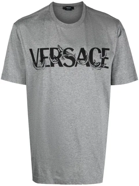 Versace logo-print cotton T-shirt