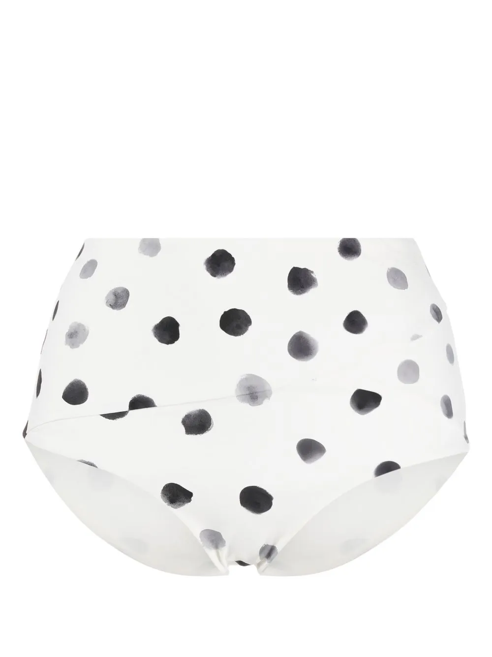 

Marysia high-waisted polka-dot bikini briefs - White