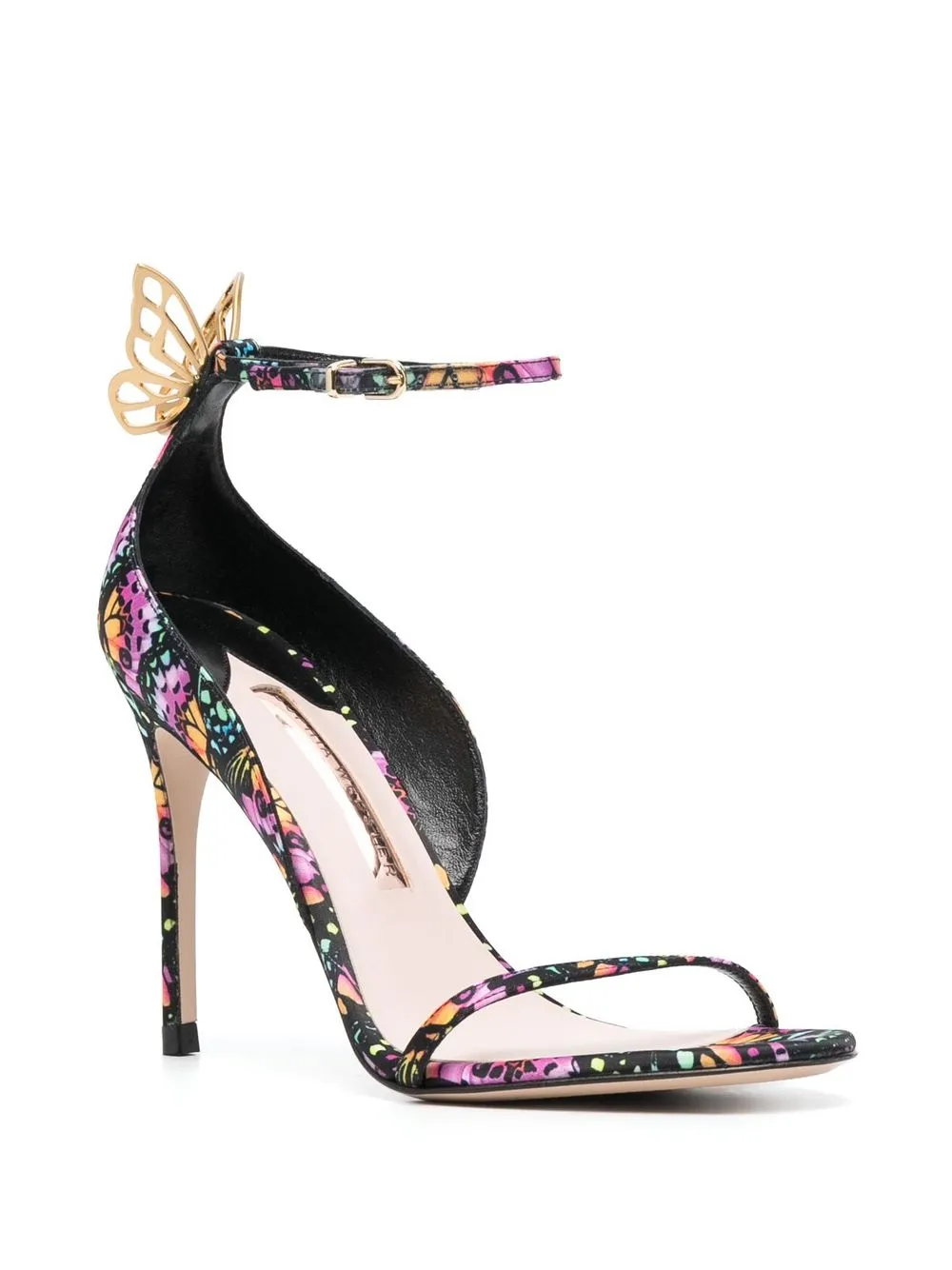 Sophia Webster Mariposa heeled sandals Black