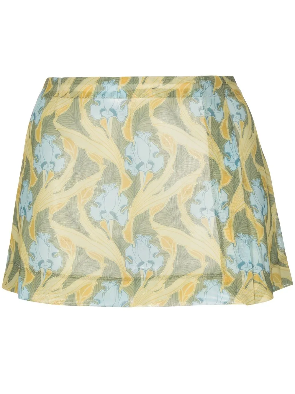 

Miaou floral-print mini skirt - Green