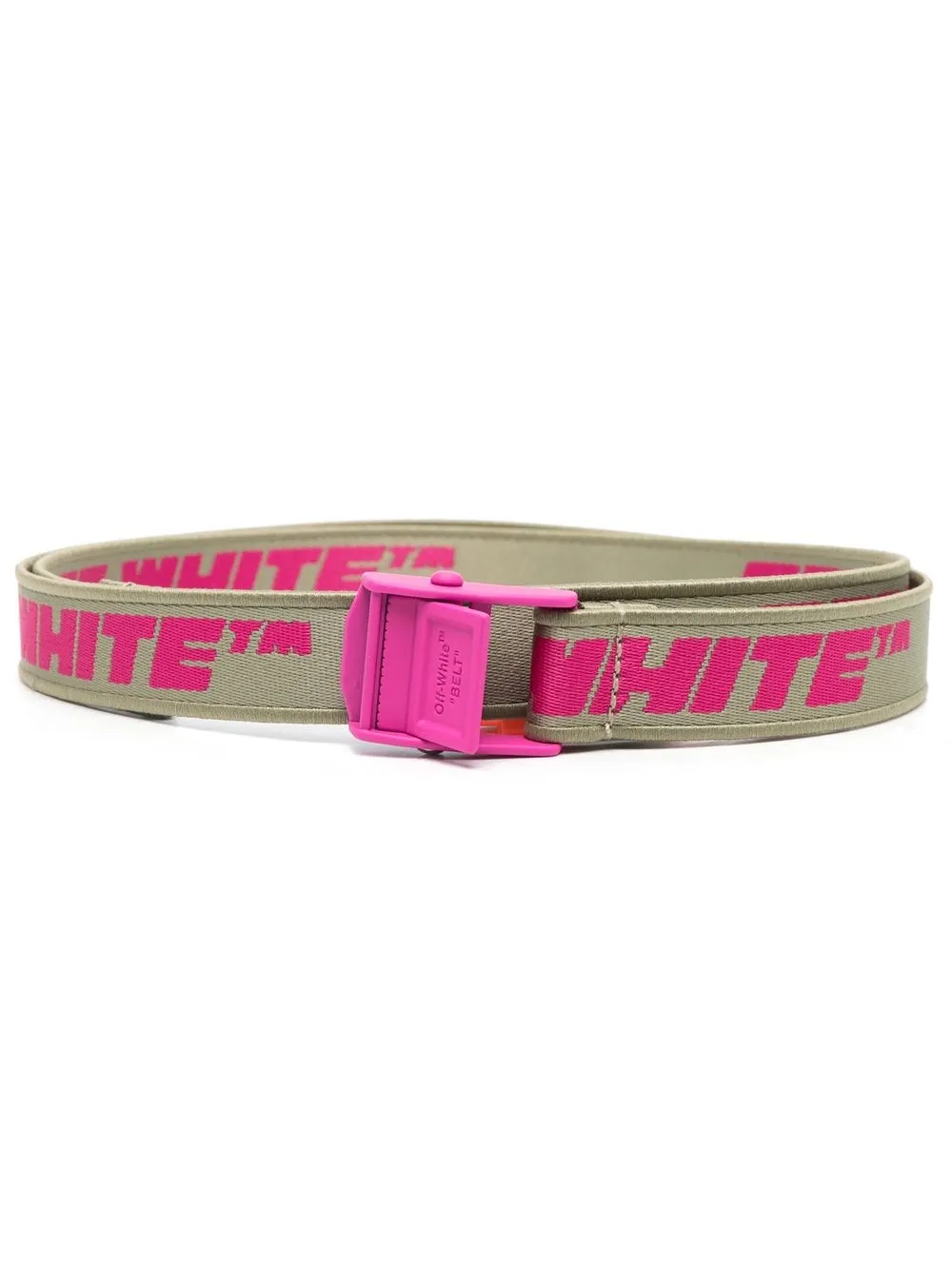 

Off-White logo-embellished Industrial belt - Green