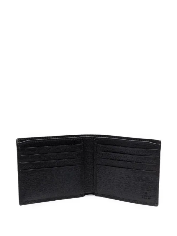 Gucci Signature Horsebit detail bi fold Wallet Black FARFETCH CA