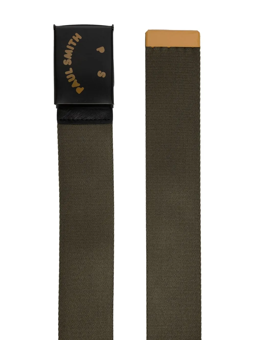 PS Paul Smith Riem met logoprint - Groen