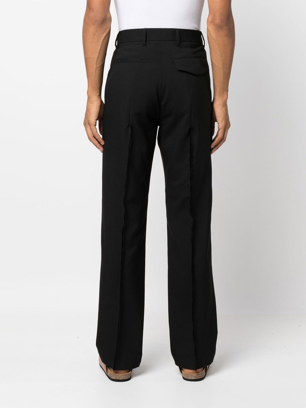 Shop Marni Pleated Tailored Trousers In Schwarz