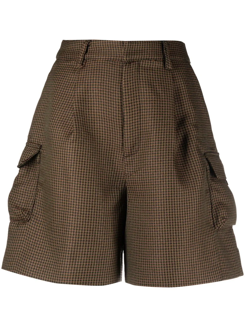 

Gestuz shorts con tiro alto - Marrón