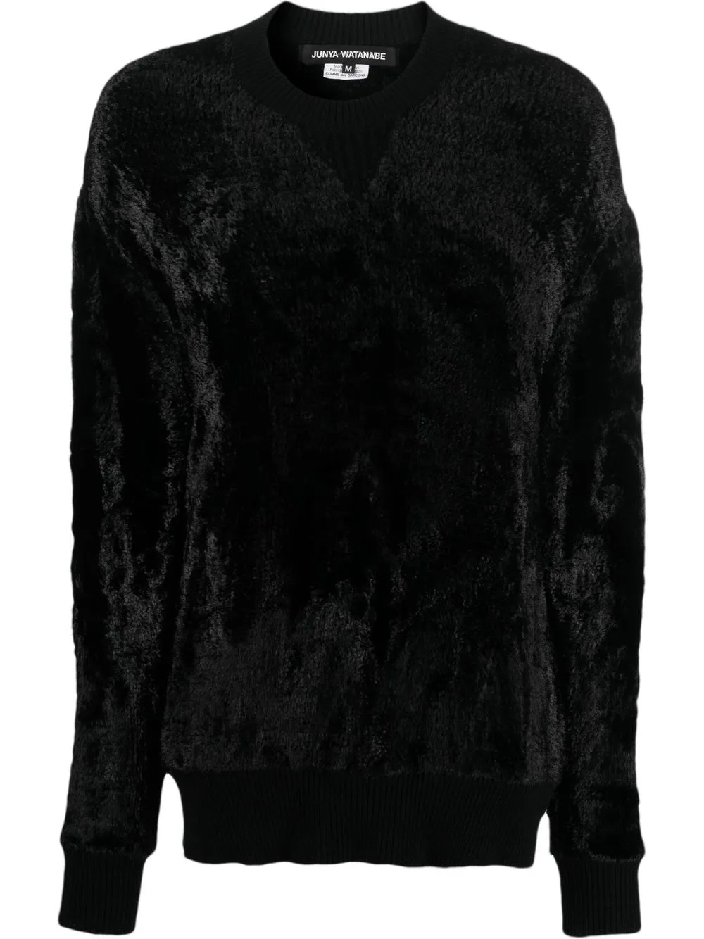 

Junya Watanabe velvet-effect sweater - Black