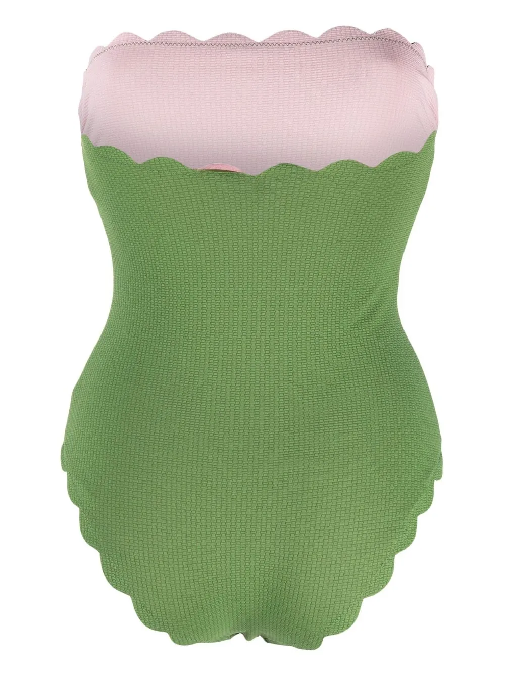 

Marysia traje de baño sin espalda - Verde