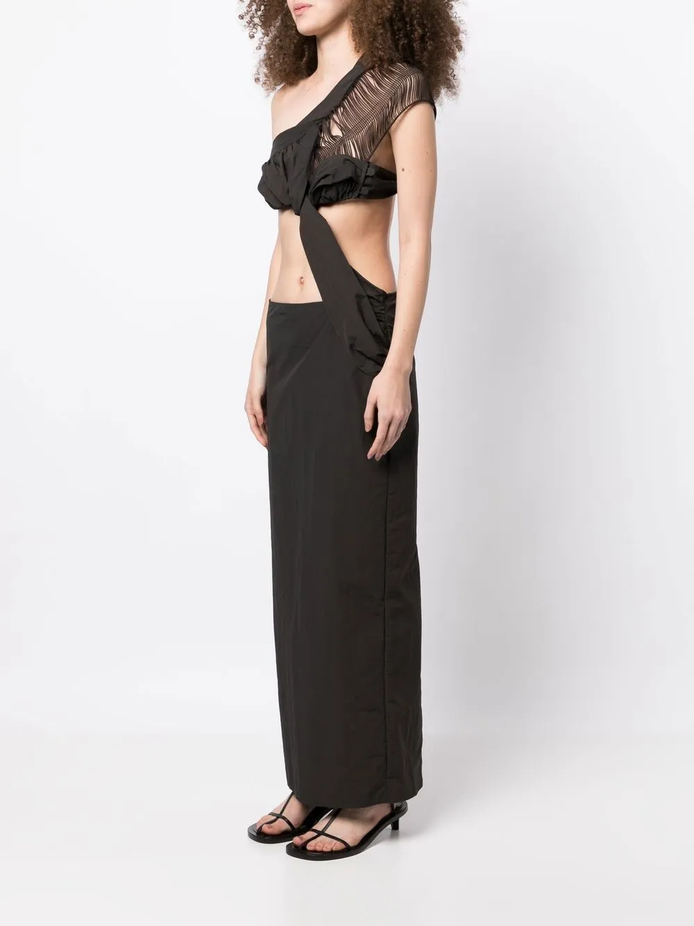 Fringed Column Dress