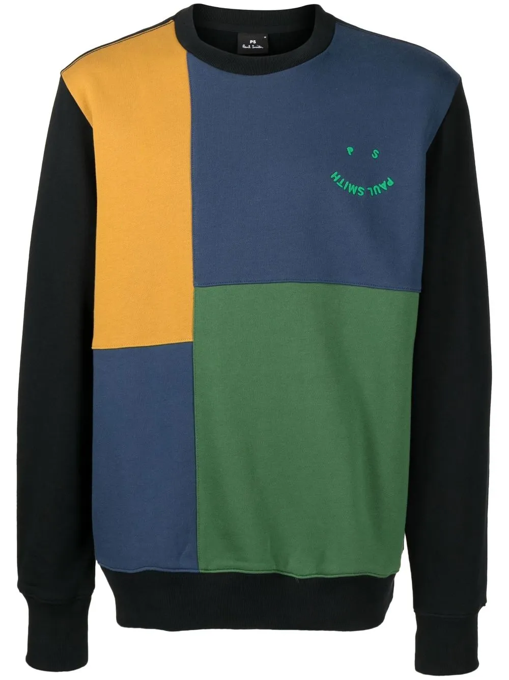 

PS Paul Smith colour-block crew-neck sweatshirt - Multicolour