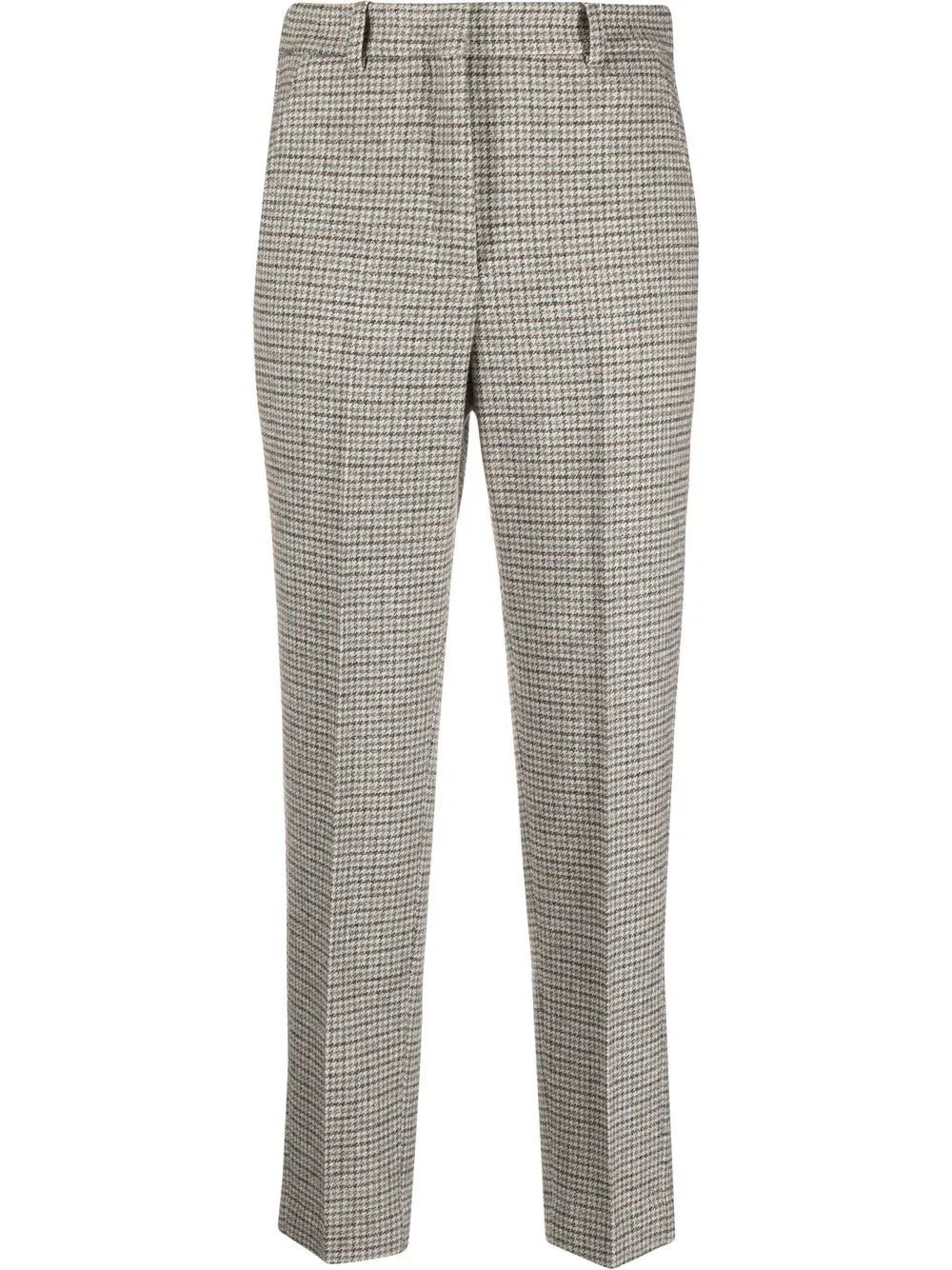 

Incotex houndstooth pattern slim-cut trousers - Grey