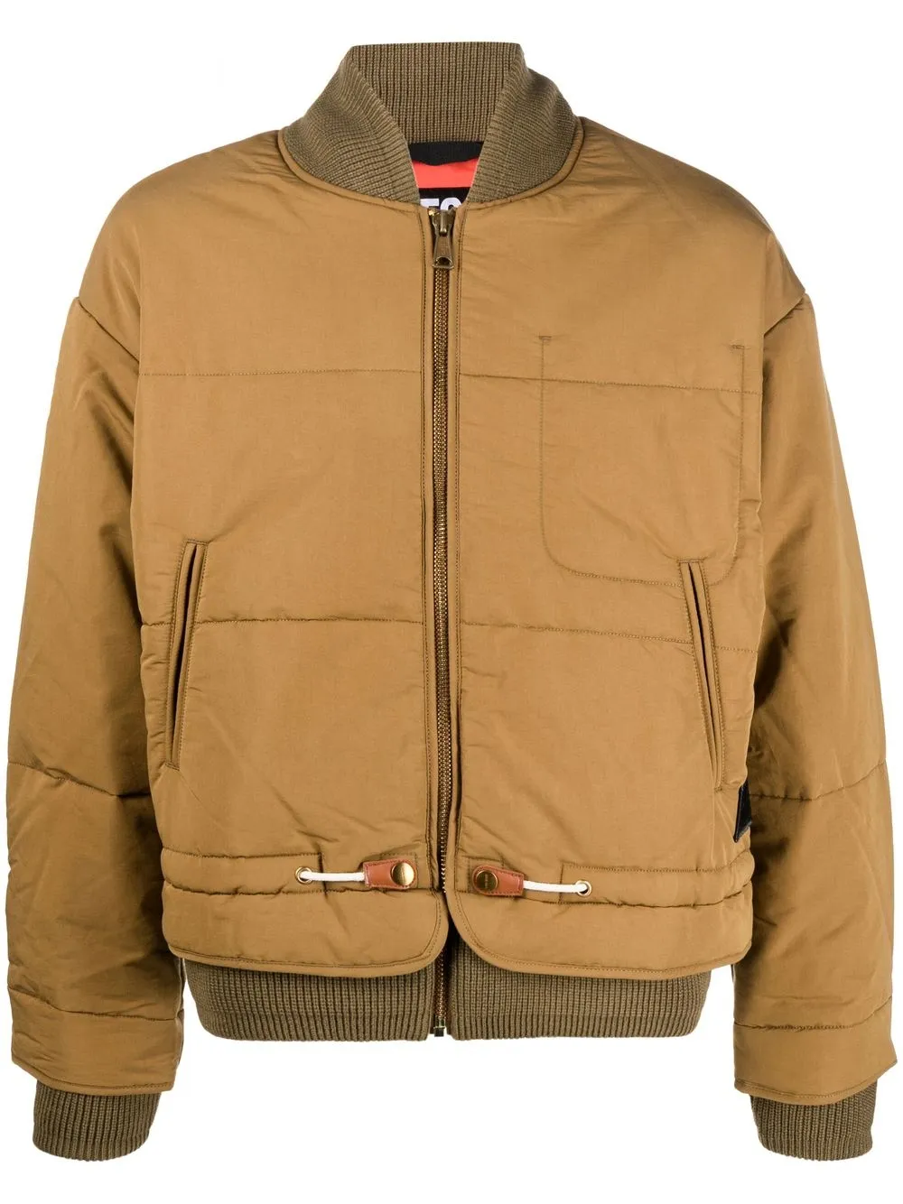 

Diesel padded zip-up jacket - Green