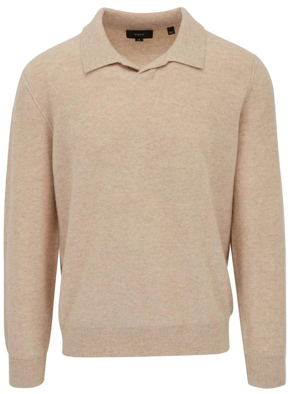 

Vince cashmere polo-collar jumper - Brown