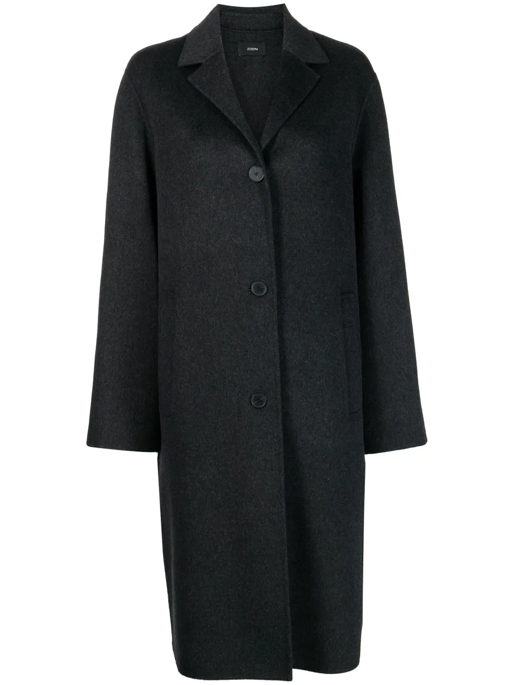 

JOSEPH wool-cashmere single-breasted coat - Grey